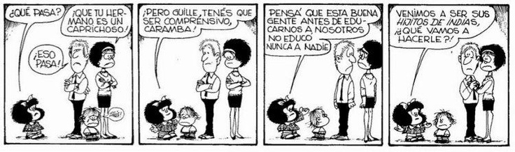 Esta gente nunca educó a nadie antes